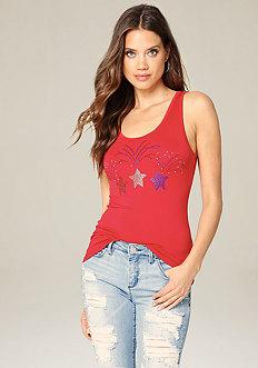 Bebe Logo Fireworks Tank