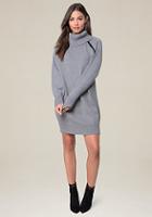 Bebe Zip Detail Sweater Dress