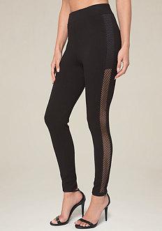 Bebe Soprano Mesh Leggings