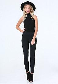Bebe Petite Applique Leggings