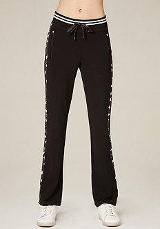 Bebe Side Striped Track Pants