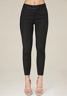 Bebe Piped Edge Crop Trousers