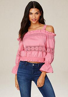 Bebe Monica Off Shoulder Top