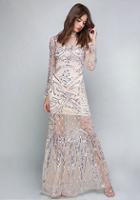 Bebe Rachel Embellished Gown