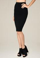 Bebe Drop Stitch Sweater Skirt