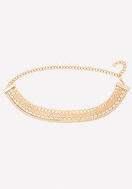 Bebe Mesh & Chain Belt