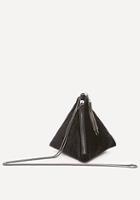 Bebe Velvet Pyramid Handbag
