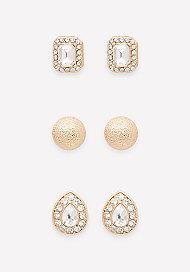 Bebe Day To Night Earring Set