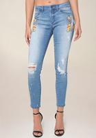 Bebe Embroidered Jeans