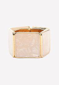 Bebe Pearlescent Stretch Cuff