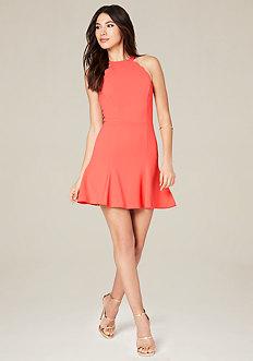 Bebe Scallop Detail Dress