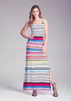 Bebe Striped Maxi Dress