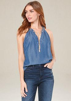 Bebe Stacey Chain Top