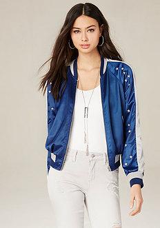 Bebe Stars Bomber Jacket