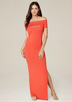 Bebe Logo Maxi Dress