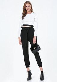 Bebe Crewneck Crop Top