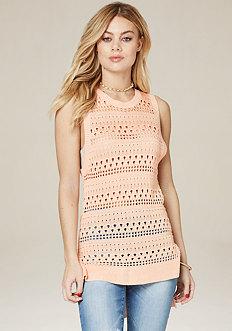Bebe Mina Sweater Tank Top