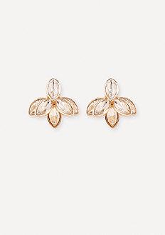 Bebe Crystal Flower Ear Jackets