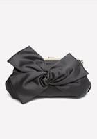 Bebe Bow Accent Frame Clutch