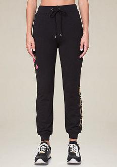 Bebe Logo Embroidered Pants