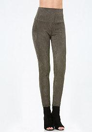 Bebe Faux Suede High Leggings