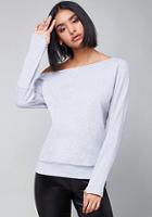 Bebe French Terry Dolman Top