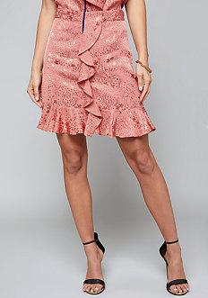 Bebe Azaelia Ruffled Skirt