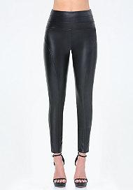 Bebe Faux Leather High Leggings