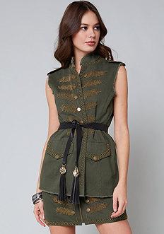 Bebe Babs Embellished Vest
