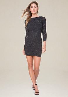 Bebe Scoopback Bodycon Dress