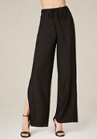Bebe Ankle Slit Track Pants