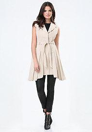Bebe Nikki Pleated Vest