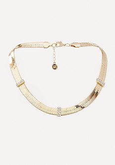 Bebe Snake Chain Short Necklace