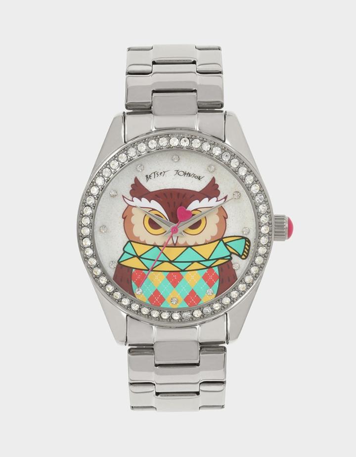 Betseyjohnson Ugly Sweater Contest Owl Watch Multi