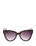 Steve Madden Classic Betsey Sunglasses Leopard