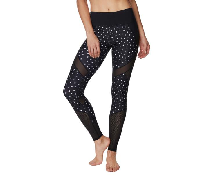 Betseyjohnson Painted Dots Ankle Leggings Black-white