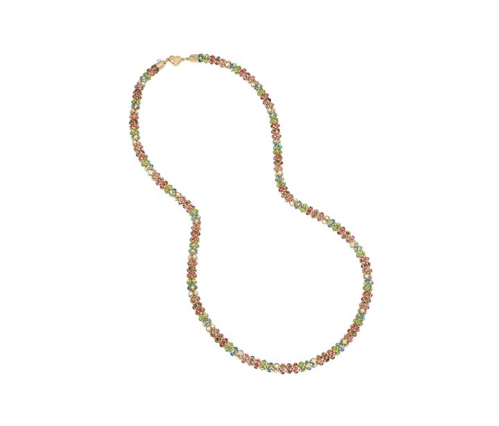 Betseyjohnson Betseys Funfetti Mesh Tube Necklace Multi