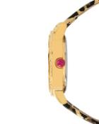 Steve Madden Betseys Boxed Meow Time Watch Leopard