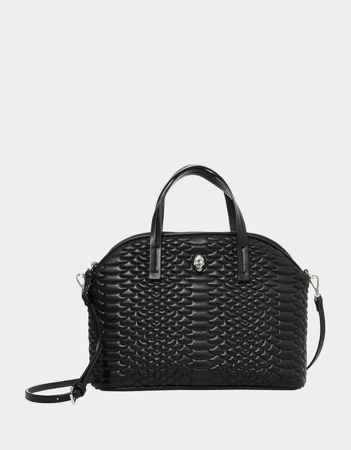 Betseyjohnson Slithering Around Satchel Black