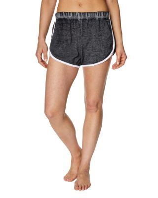 Steve Madden Contrast Trim Track Short Black