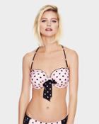 Betseyjohnson Dots For Sure Molded Bra Top Pink