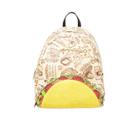 Betseyjohnson Kitsch Lets Taco About It Backpack Natural