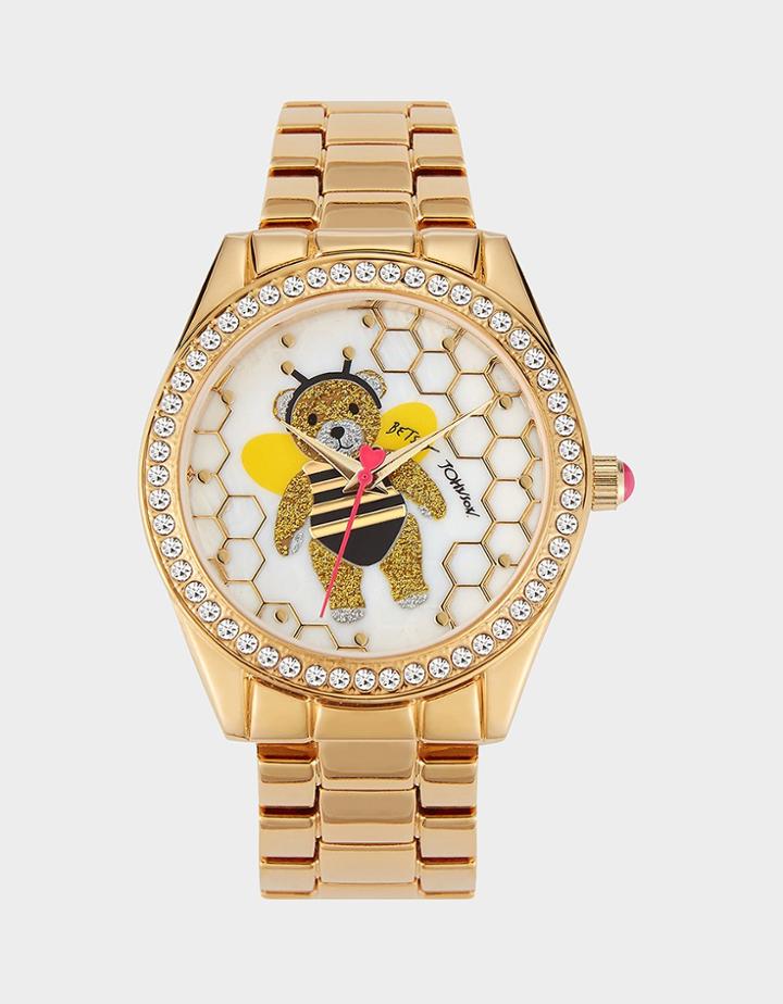 Betseyjohnson Buzzing Around Watch Gold