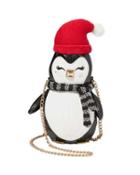 Steve Madden Kitsch Cozy Penguin Crossbody Black/white