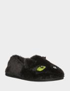 Betseyjohnson Purrfectly Cozy Kitty Slippers Black