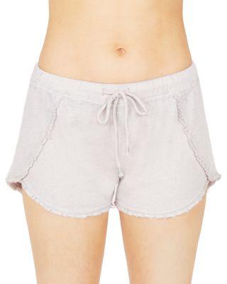 Steve Madden Ruffled Hem Shorts Pink