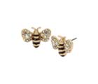 Betseyjohnson Bee Mine Stud Earrings Yellow