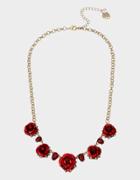 Betseyjohnson Romantics Rose Necklace Red