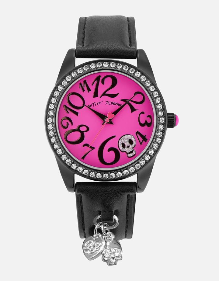 Betseyjohnson Charmy Cheer Watch Black