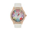 Betseyjohnson Fun Time Clear Face White Watch White